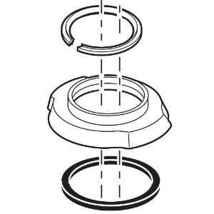   Addison Handle Base, Snap Ring, Gasket, Stainless