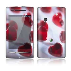  Sony Ericsson Xperia X8 Decal Skin   Valentine Hearts 