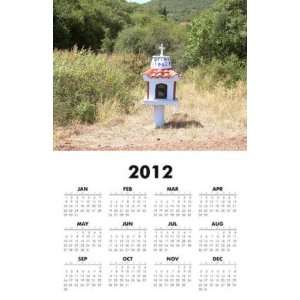  Greece   Peloponnes 2012 One Page Wall Calendar 11x17 inch 