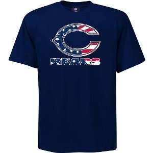  Chicago Bears Big & Tall Stars & Stripes T Shirt XXXXL 