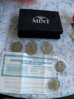 National Historic presidential Mint Set.MEMORATIVE ISSUE  