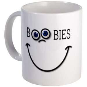  FUNNY FACE Boobies Humor 11oz Ceramic Coffee Cup Mug 