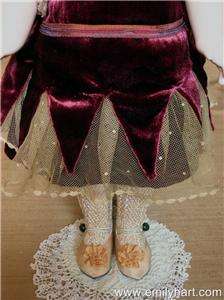 Tete Jumeau with teeth porcelain doll by Emily Hart dress Mary Lambeth 