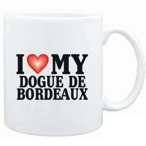 Mug White  I LOVE Dogue de Bordeaux  Dogs  Sports 