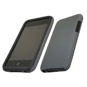 iTALKonline FuZion (Twin Protection) Hard GREY Back Case/Cover & BLACK 