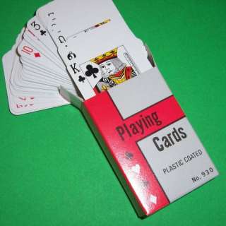 Mini Playing Cards Miniture Card Deck Small Tiny Little Plastic 