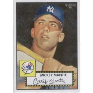  2006 Topps Rookie 1952 Edition #311B Mickey Mantle   Black 