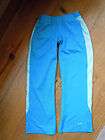 GIRLS SZ X SM SZ 5 CHAMPION AQUA BLUE POLYESTER SWEATPANTS