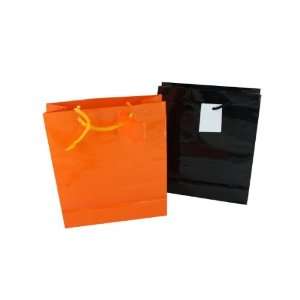 Bulk Pack of 72   Halloween gift bags, orange and black (Each) By Bulk 