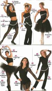 THINK YOU CAN DANCE Mix & Match Pieces & Accesories Dance Costume SIZE 