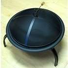   Cast Iron Portable Fire Pit 21.5 Camping and Patio Cooking #10187