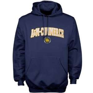 NCAA Texas A & M Commerce Lions Navy Blue Player Pro Arch Hoody 