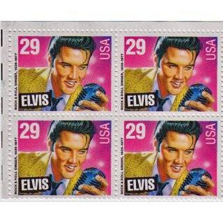 1993 ELVIS PRESLEY #2721 Block of 4 x 29 cent US Postage Stamps