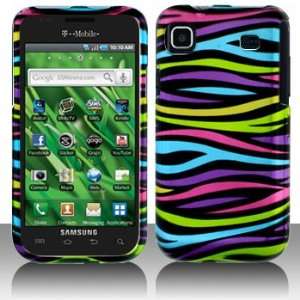  Samsung Vibrant (Galaxy S) T959 Rainbow Zebra Hard Case 