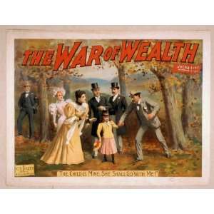  Poster The war of wealth 1895