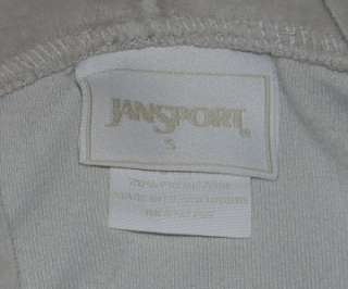 JANSPORT Gray Velour OHIO STATE Hooded Zip Front Sweatshirt Jacket S 