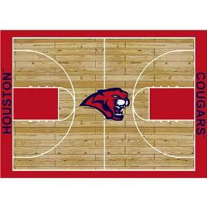  Houston Cougars College Basketball 7X10 Rug From Miliken 