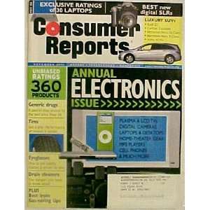  Consumer Reports November 2005 (Annual Electronics Issue 