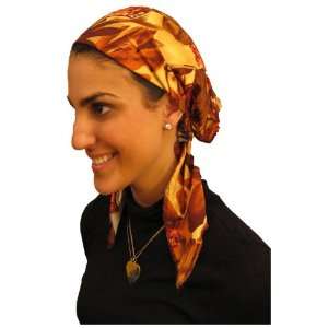  Golden and Brown Shades Pre Tied Bandana