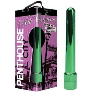  Topco Penthouse City New Orleans Personal Massager, Green 
