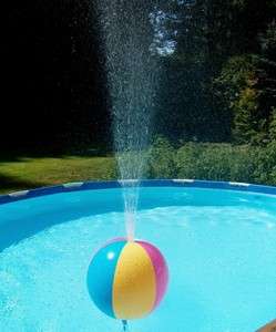  Color `Sprinkler` Beach Ball   Water Spray Tube   Pastel Colors  