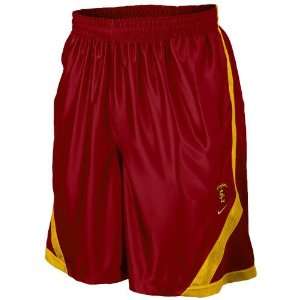  Nike USC Trojans Cardinal College Hoop Basketball Shorts 