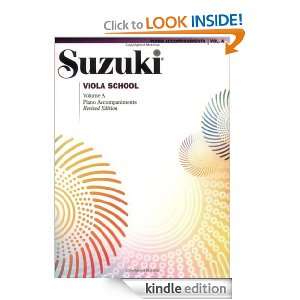 Suzuki Viola School, Volume a Piano Accompaniments Shinichi Suzuki 