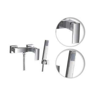  Contemporary Tub Shower Faucet with Hand Shower