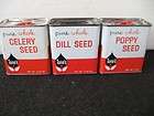 vintage lot of 3 tone s spice tins returns not