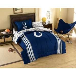  Indianapolis Colts NFL Bed in a Bag (Twin) Everything 