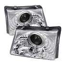 Ford Ranger 98 00 Halo Projector Headlights Chrome w/ FREE SUPER WHITE 