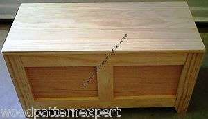 CEDAR CHEST Paper Patterns BUILD TOY STORAGE HOPE BOX LIKE EXPERT Easy 