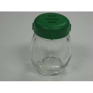  Cheese Shaker 6 Oz Glass Shaker with Slotted Plastic Lid 