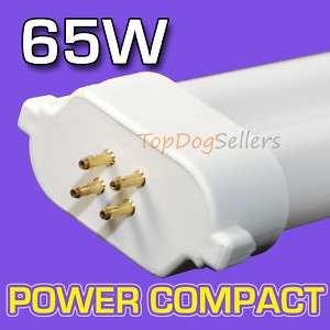 Pack 65 Watt Power Compact Light Bulb Square () Mix  