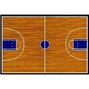  LA Rug Basketball Court Rug 53x76