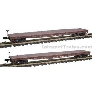    Run GSC Commonwealth 54 Flat Car 2 Pack   Rock Island Toys & Games