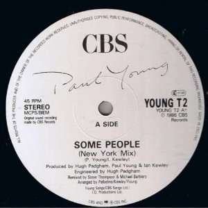  Some People   Poster Sleeve Paul Young Music