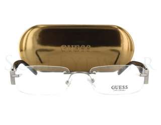 NEW Guess GU 1696 SI Size 52 18 140 Silver Frame Eyeglasses  