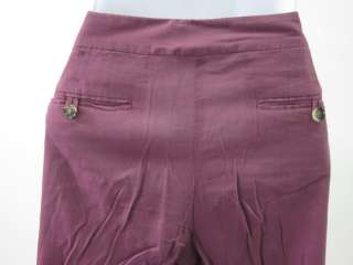 THEORY Mauve Cropped Pants Slacks Trousers Sz 6  