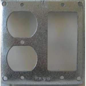  Raco 4 Square Metal Single Light Switch and Electrical 