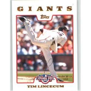   Tim Lincecum   San Francisco Giants (Serial #d to 2199) (Baseball