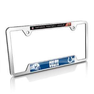  NFL Indianapolis Colts Chrome Metal License Frame 