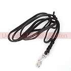 Braided Real Soft Leather Dog Leash 46 long Brown 3/4 wide