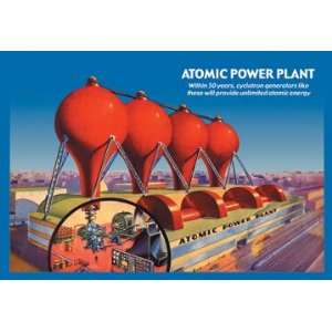  Atomic Power Plant 18X27 Giclee Paper