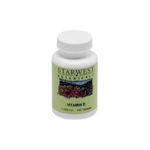  Vitamin D 5000 Iu   100 Caps,(Starwest Botanicals) Health 