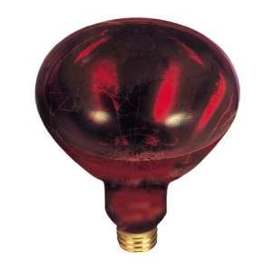 Bulbrite 250BR40HR/TF 250 Watt BR40 Reflector Heat Lamp Red, Shatter 