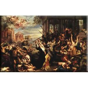 Massacre of the Innocents 30x19 Streched Canvas Art by Rubens, Peter 