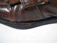 Bostonian Kiltie Tassle Loafer Dress Shoes Burgundy Leather Mens 10.5M 
