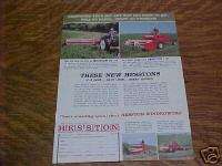 1965 Hesston Windrower Advertisement  