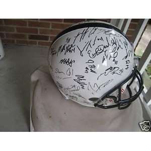 2008 Penn St Nittany Lions Team Signed Helmet Rose Bowl   Autographed 